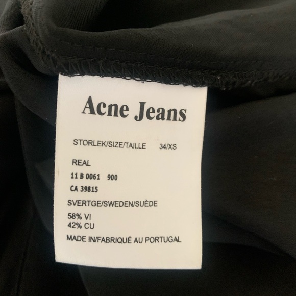 Acne Jeans tie up vest tunic - Picture 3 of 3